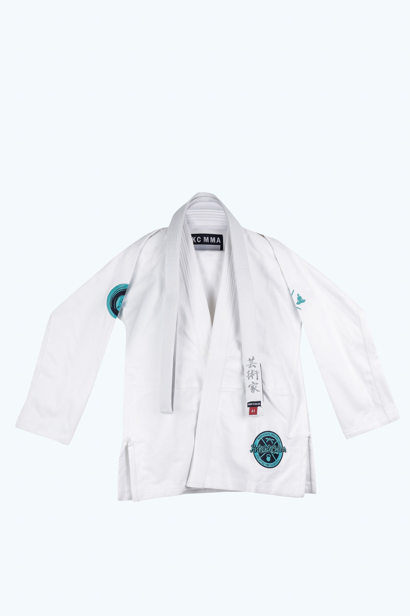 Knots & Collar - BJJ Gi (White)