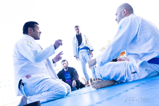 BJJ grappling session at the KC Manthan retreat