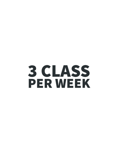 THREE CLASS PER WEEK MEMBERSHIP