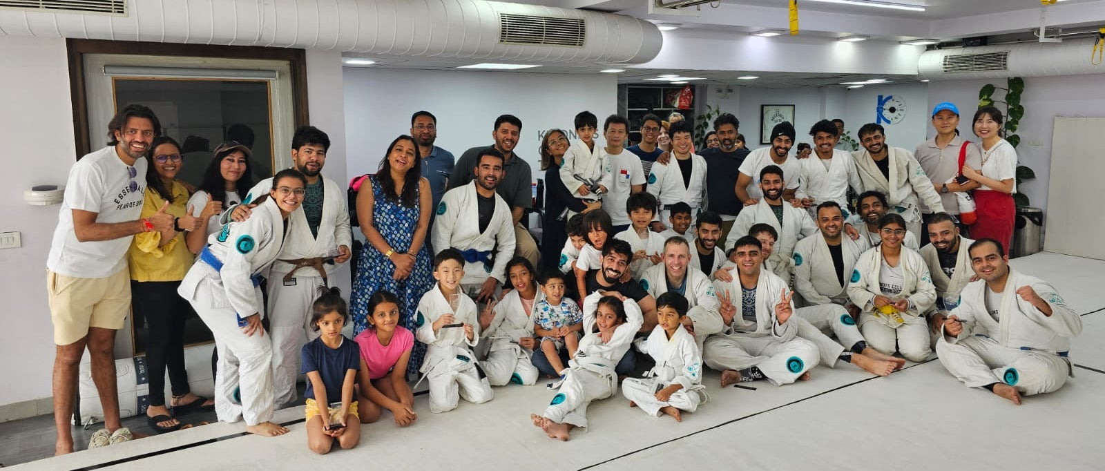 ABJJF India volunteer community Knots and Collar BJJ Defence Colony