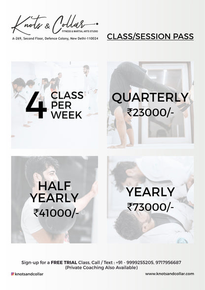 FOUR CLASS PER WEEK MEMBERSHIP