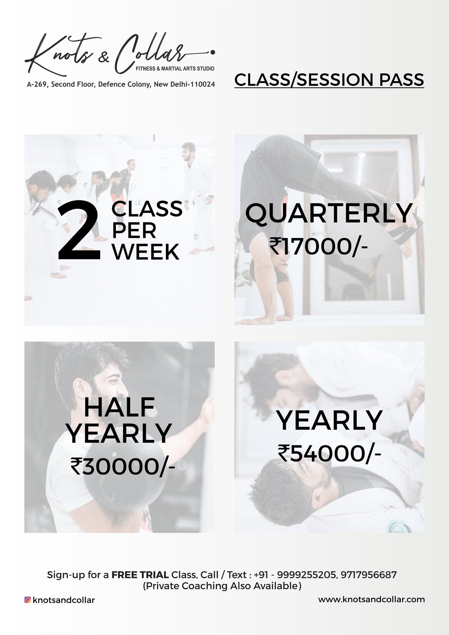 TWO CLASS PER WEEK MEMBERSHIP