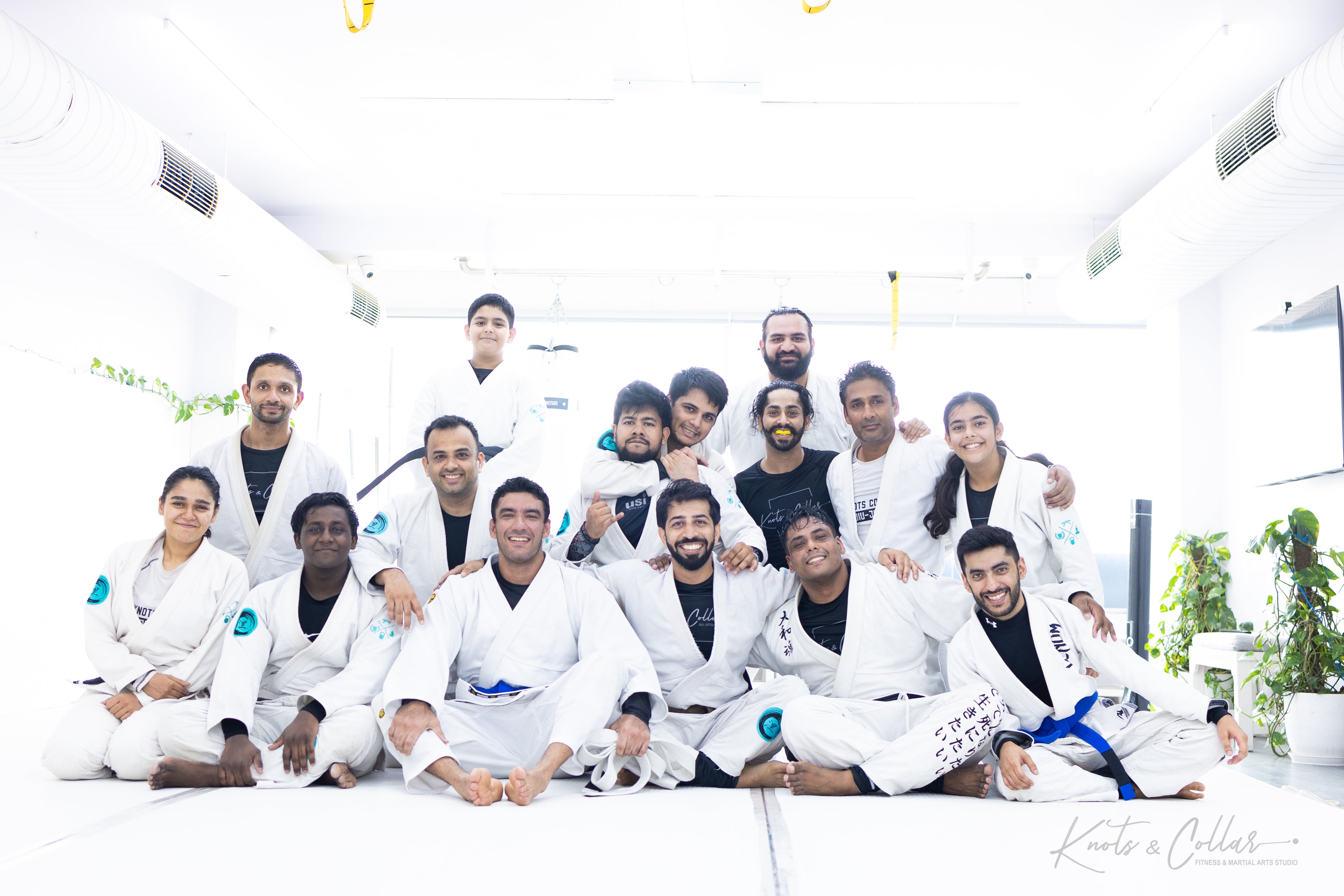 Adult gi BJJ class Knots and Collar Defence Colony Delhi