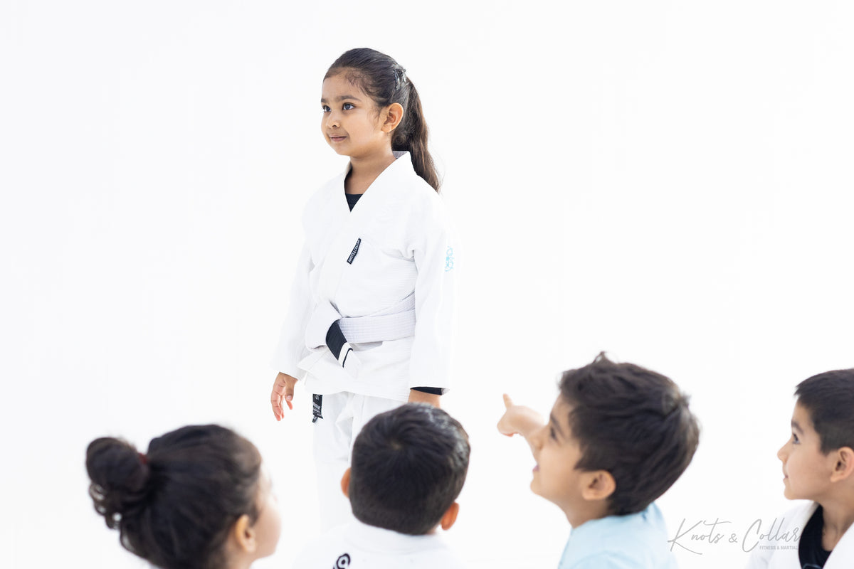 Kids BJJ group class at Knots and Collar Defence Colony New Delhi
