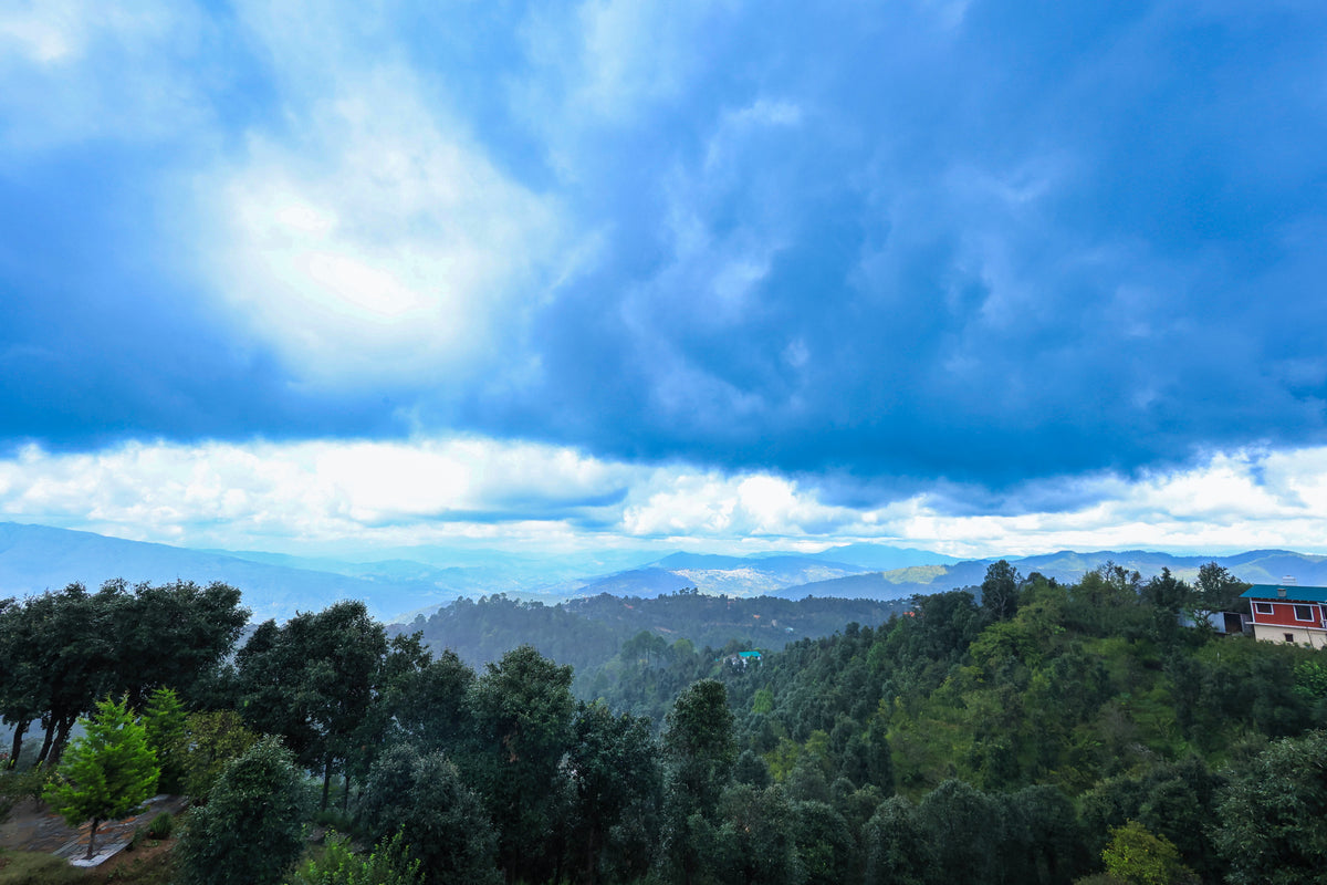 Mountain views of Mukteshwar, Uttarakhand, the setting for the KC Manthan BJJ retreat